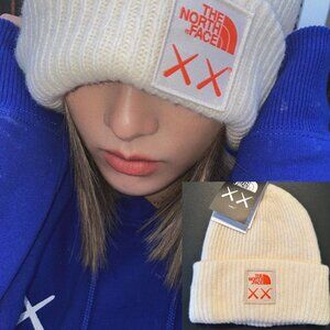 The North Face x KAWS beanie Moonlight Ivory